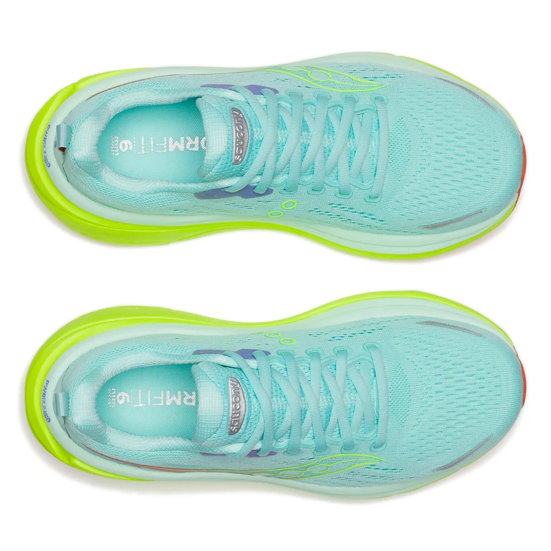 Saucony Hurricane 25, Laufschuh, Damen, Aqua/Citron