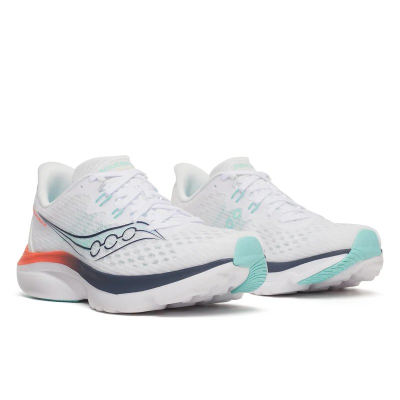 Saucony Kinvara 16, Laufschuh, Damen, White/Navy