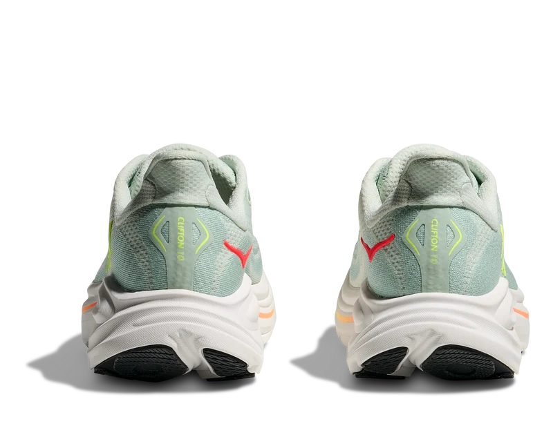 Hoka Clifton 10, Laufschuh, Damen, Sea Glass/Neon Flame