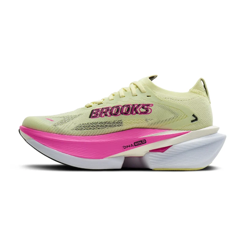 Brooks Hyperion Max 3, Laufschuhe, Damen, Luminary/Cyber Pink/Black