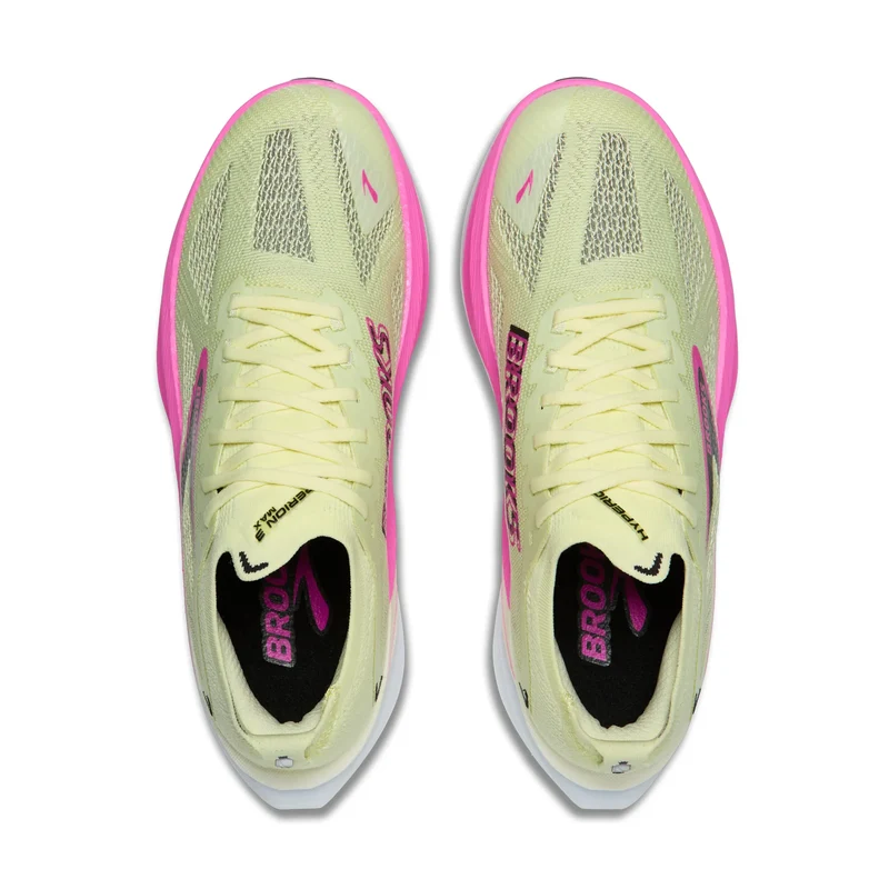 Brooks Hyperion Max 3, Laufschuhe, Damen, Luminary/Cyber Pink/Black