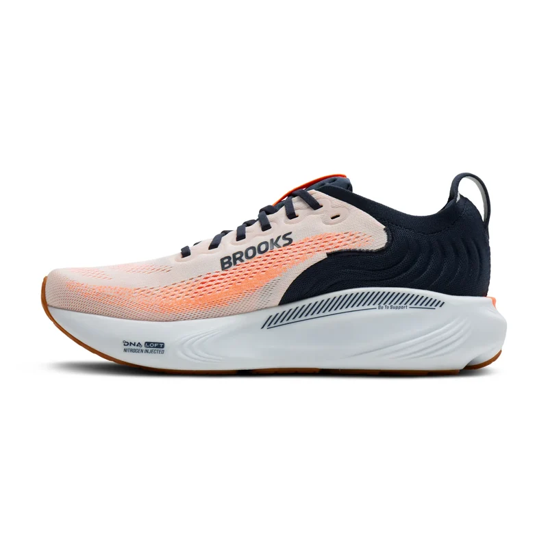 Brooks Adrenaline GTS 25, Laufschuhe, Herren, White/Spellbound/Orange