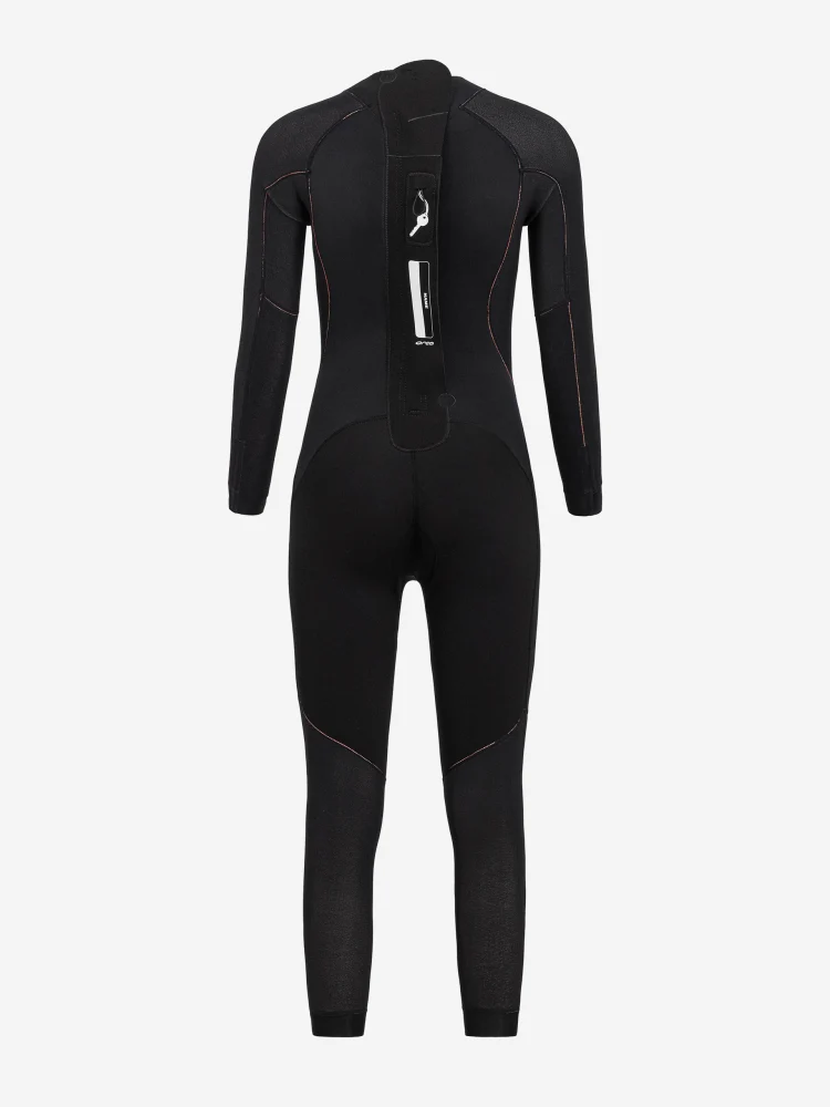 Orca Openwater Vitalis HI-VIS, Neoprenanzug, Damen, schwarz/orange, 2026