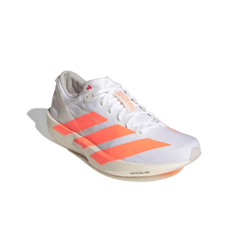 Adidas ADIZERO ADIOS 9, Laufschuh, Damen, Cloud White/Beam Orange/Lucid Red