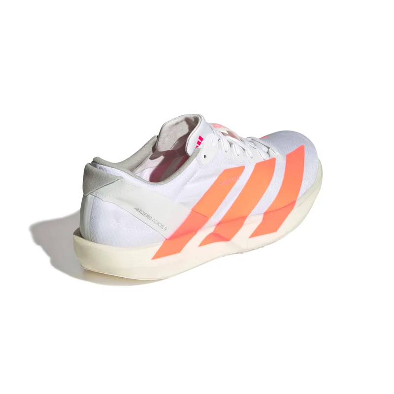 Adidas ADIZERO ADIOS 9, Laufschuh, Damen, Cloud White/Beam Orange/Lucid Red
