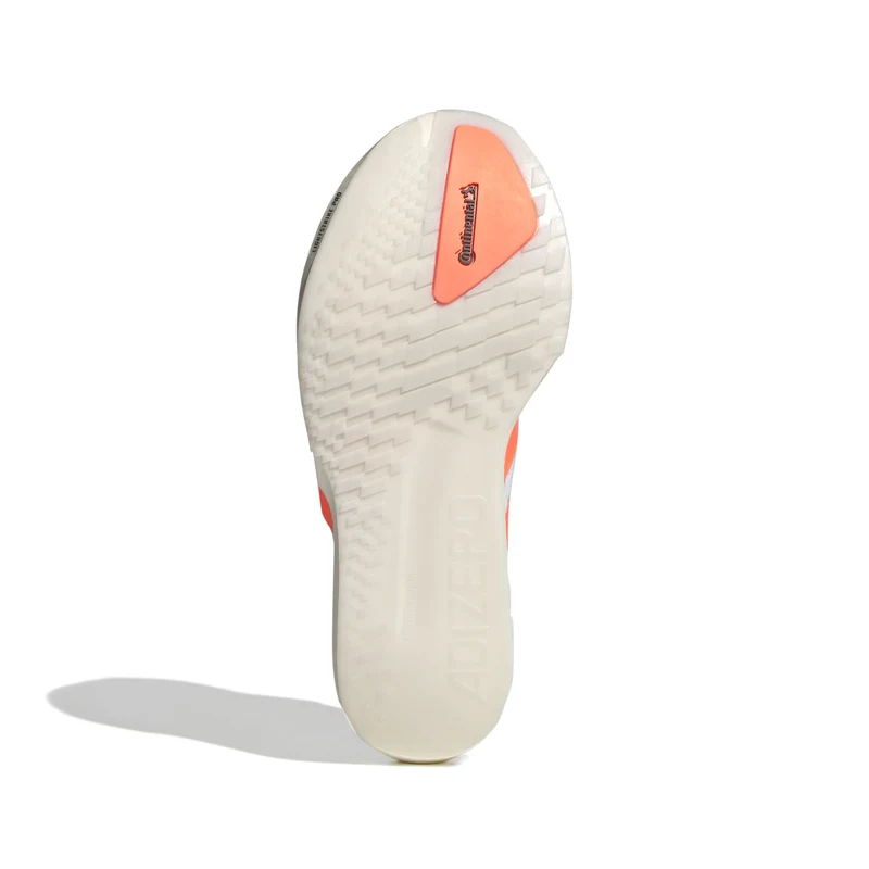 Adidas ADIZERO ADIOS 9, Laufschuh, Damen, Cloud White/Beam Orange/Lucid Red