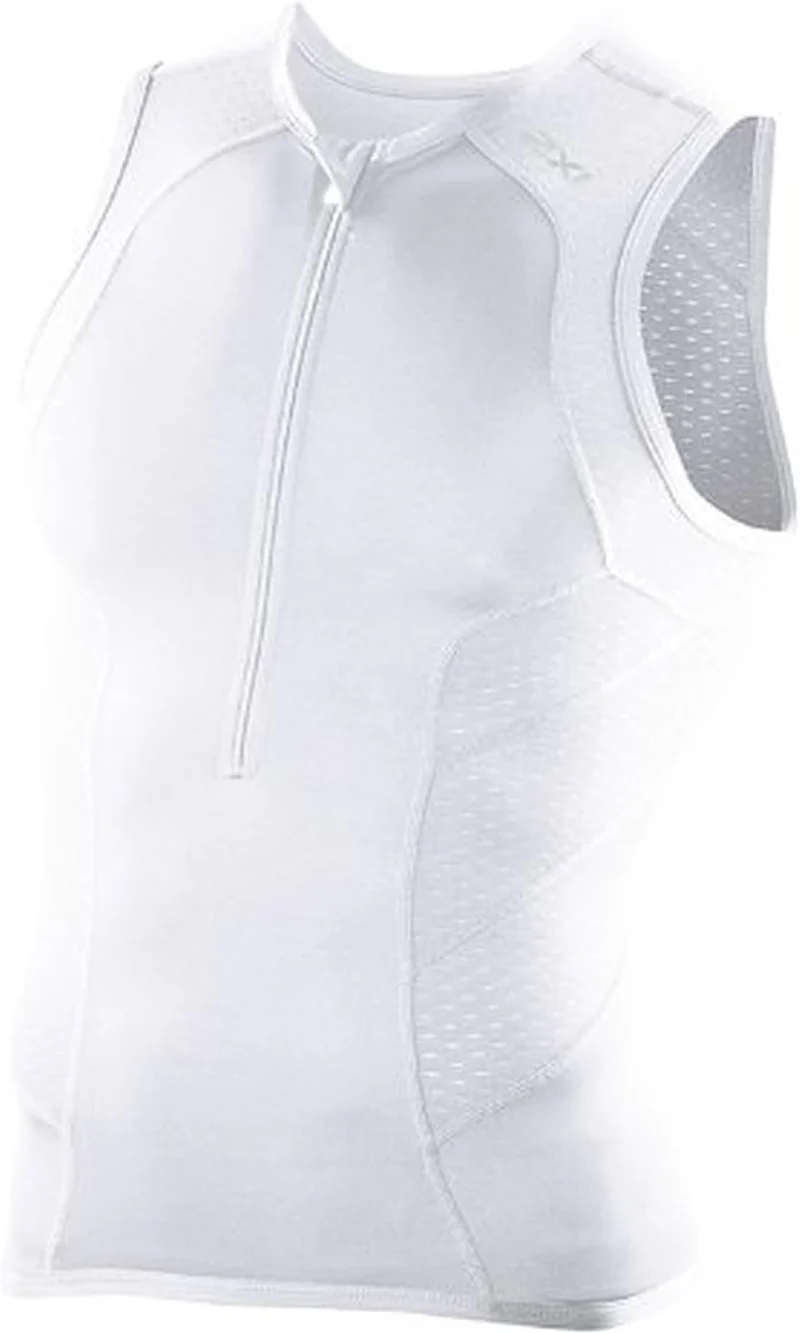 2XU Perform Tri Singlet, Herren, weiß, B - Ware, kein Umtausch