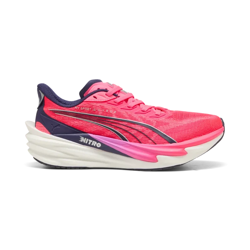 Puma X HYROX Deviate Nitro™ 4 HYROX, Laufschuh, Damen, Pure Pink/PUMA White