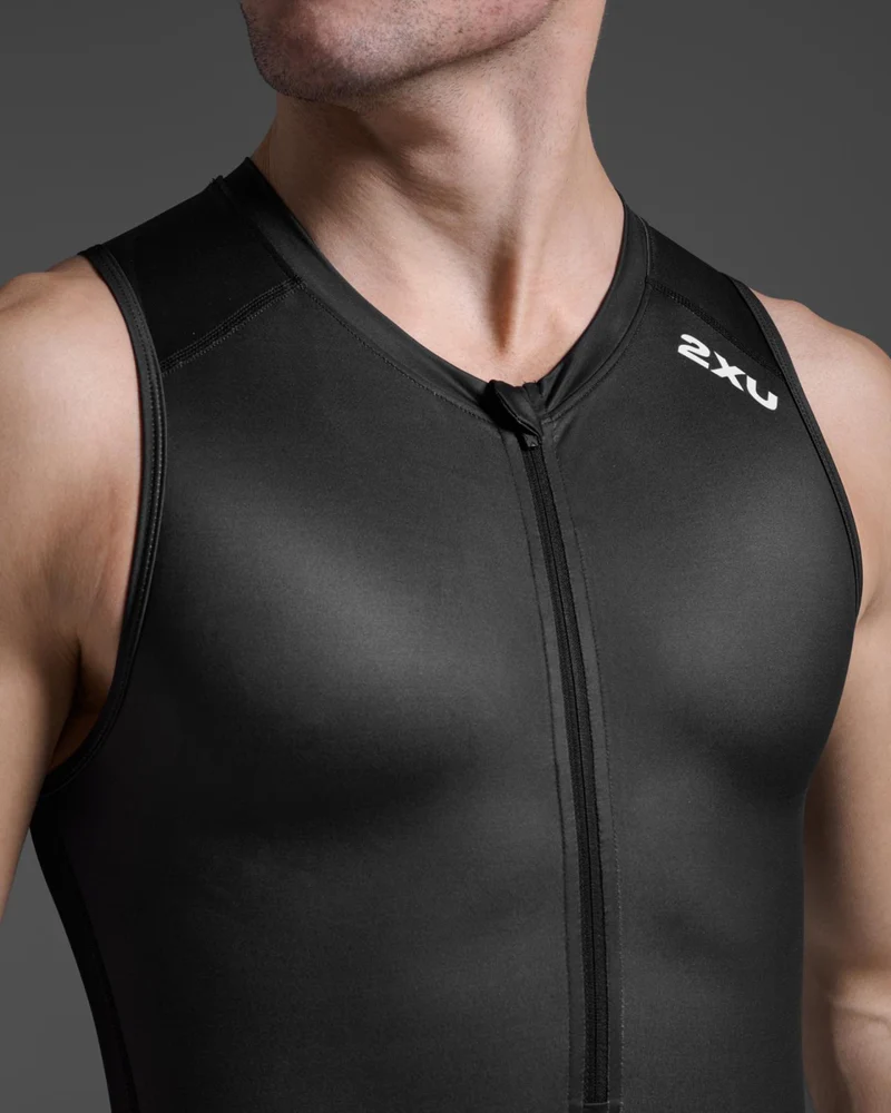 2XU Core Trisuit, Herren, Black/White
