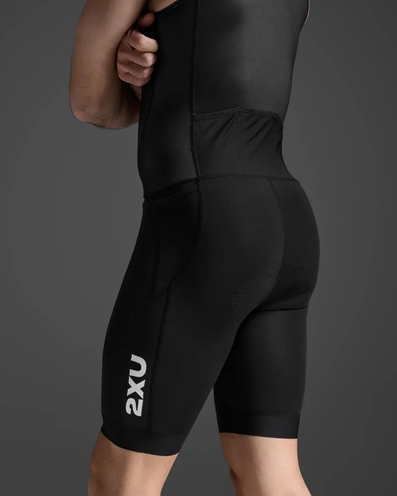 2XU Core Trisuit, Herren, Black/White