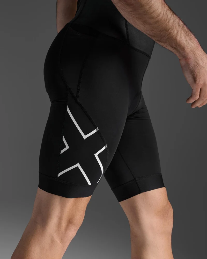 2XU Core Trisuit, Herren, Black/White