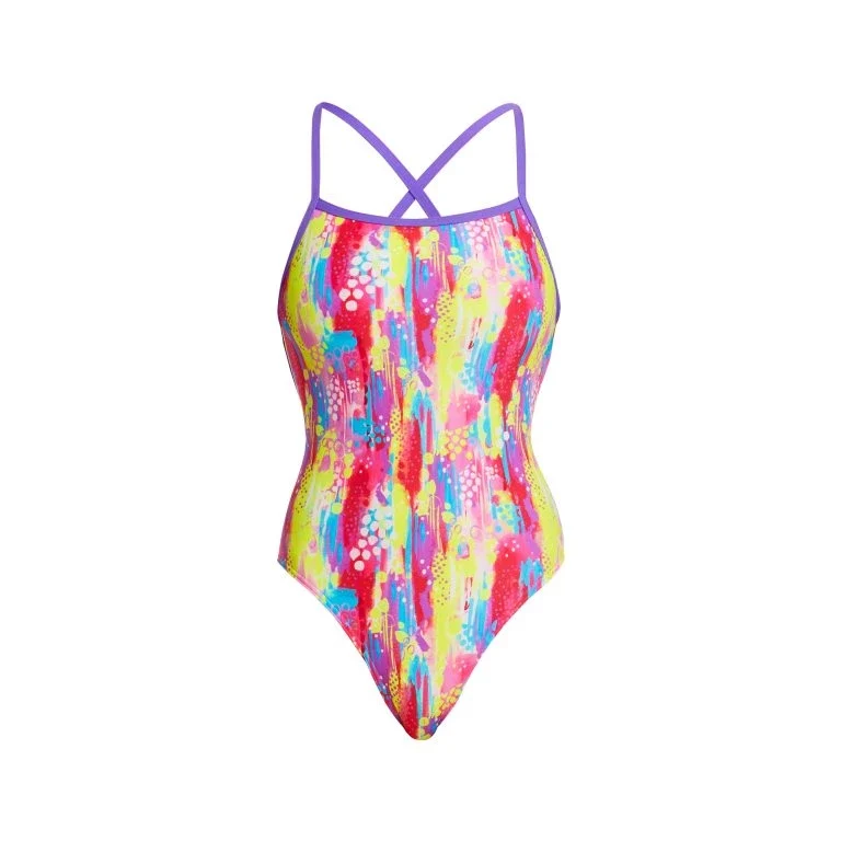 Way Funky Funkita Strapped In One Piece Splat Stat, Badeanzug, Damen