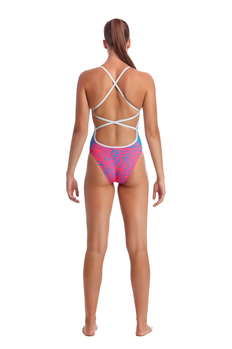 Way Funky Funkita Colour Block One Piece In The Cloud, Badeanzug, Damen