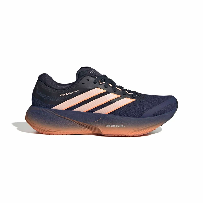 Adidas Supernova Solution 3, Laufschuh, Damen, Darkblue/Clear Orange/Beach Orange
