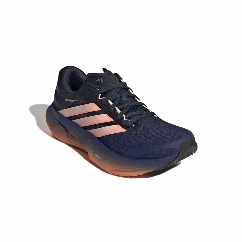 Adidas Supernova Solution 3, Laufschuh, Damen, Darkblue/Clear Orange/Beach Orange