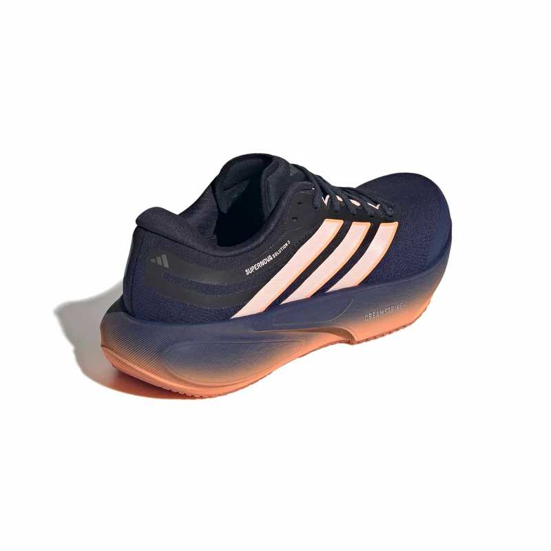 Adidas Supernova Solution 3, Laufschuh, Damen, Darkblue/Clear Orange/Beach Orange