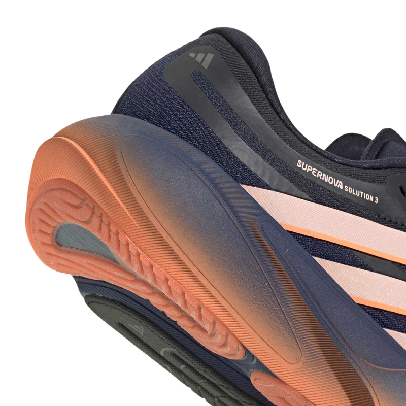 Adidas Supernova Solution 3, Laufschuh, Damen, Darkblue/Clear Orange/Beach Orange