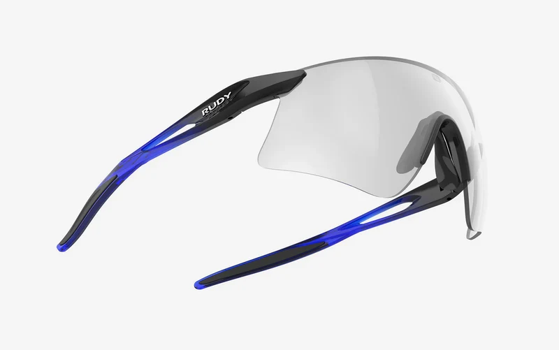 RUDY Project Astral Sphere, ImpactX2 Black/Black Fade/Crystal Blue Gloss, Radbrille, Sportbrille