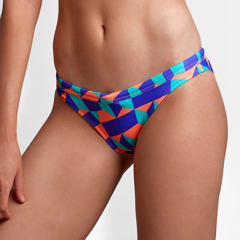 Way Funky Funkita, Hipster Brief Stacked Candy, Badehose, Damen