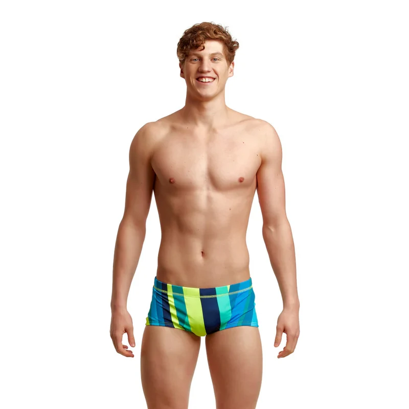 Way Funky Funky Trunks Plain Front Trunks Light Sabre, Badehose, Herren