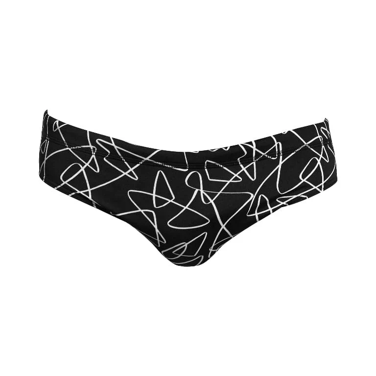 Way Funky Funky Trunks, Classic Briefs Texta Mess, Badehose, Herren