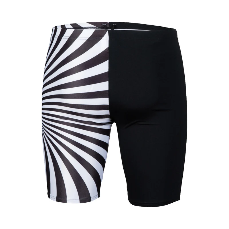 Arena Jammer Crazy Placement, Badehose, Short, Herren, black/black/multi, schwarz/weiß