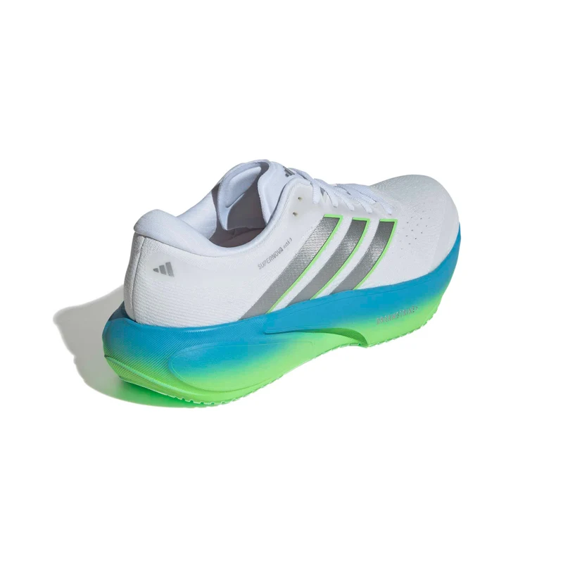Adidas Supernova Rise 3, Laufschuh, Herren, Cloud White / Silver Metallic / Blue Burst