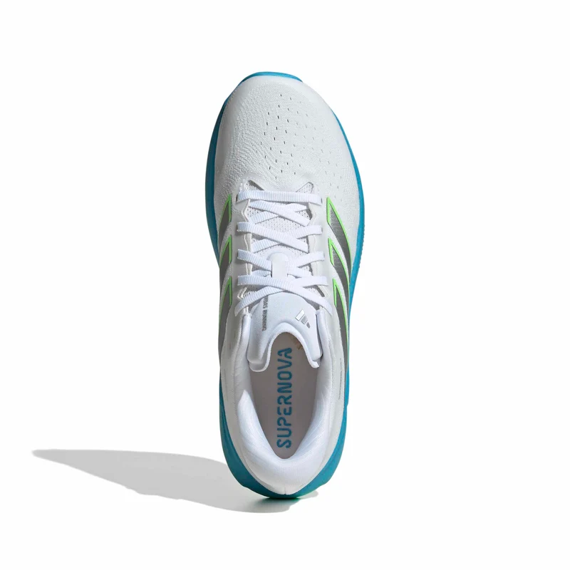 Adidas Supernova Rise 3, Laufschuh, Herren, Cloud White / Silver Metallic / Blue Burst