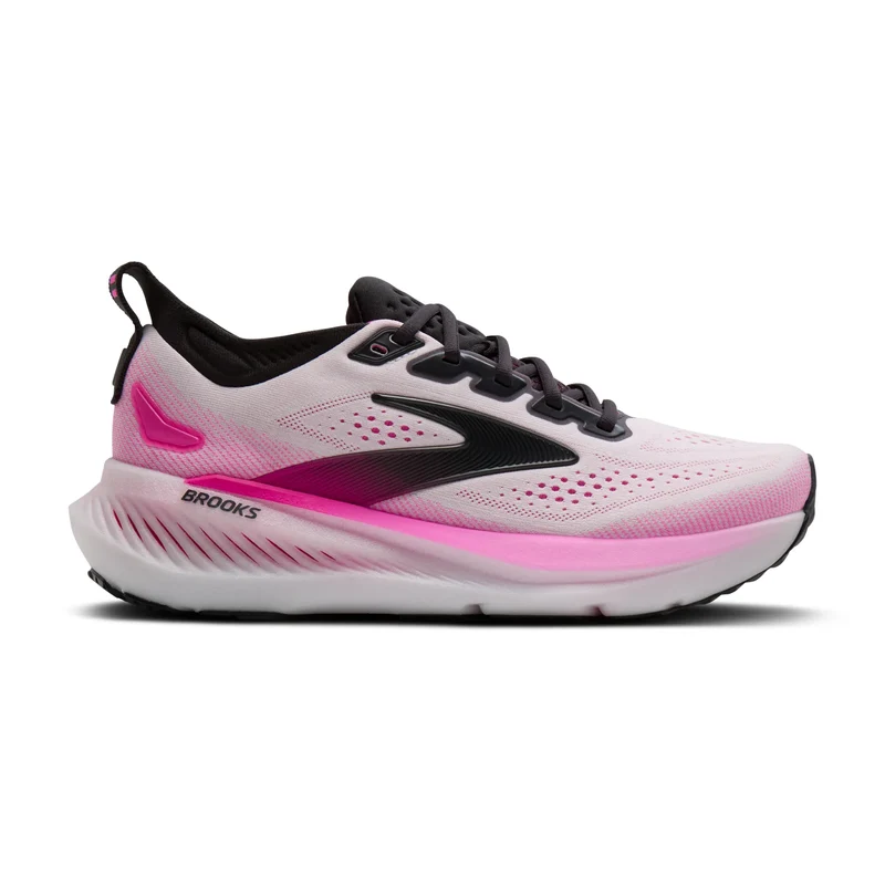 Brooks Glycerin 23, Laufschuh, Damen, White/Phantom/Cyber Pink