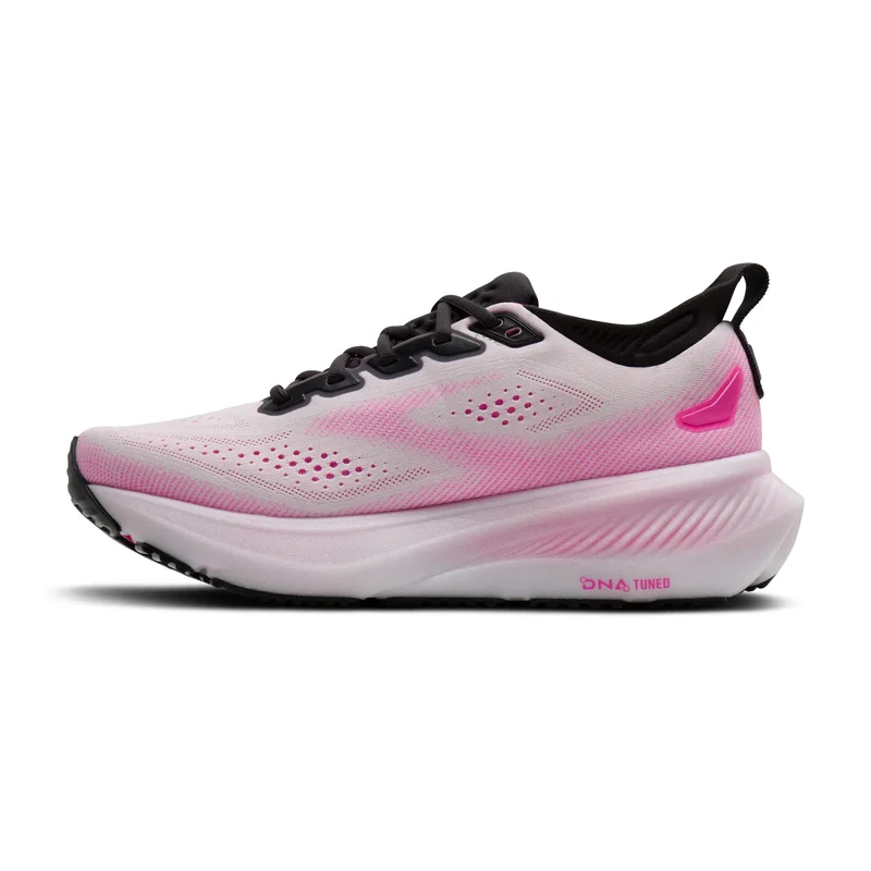 Brooks Glycerin 23, Laufschuh, Damen, White/Phantom/Cyber Pink