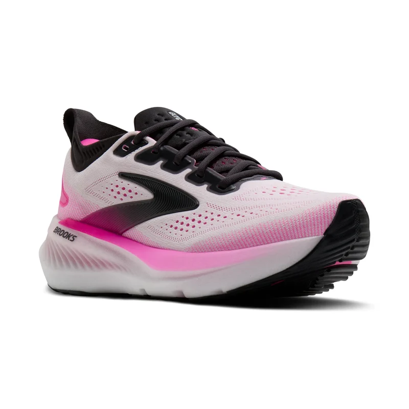 Brooks Glycerin 23, Laufschuh, Damen, White/Phantom/Cyber Pink