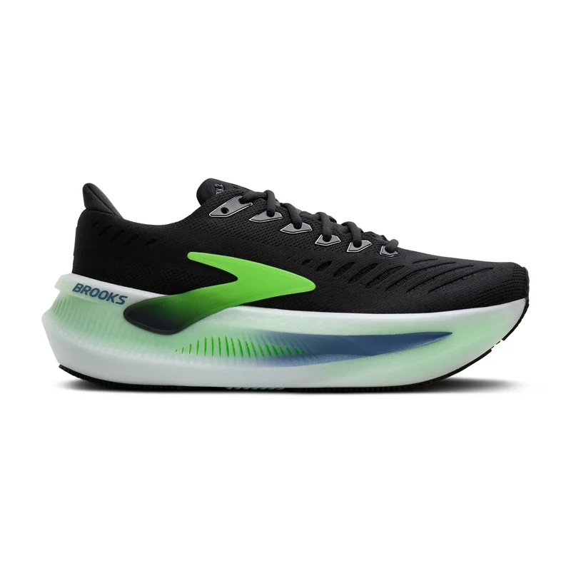 Brooks Glycerin Max 2, Laufschuh, Herren, Phantom/White/Green Gecko