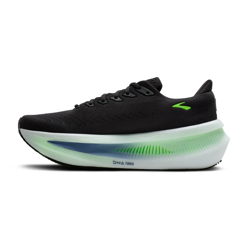 Brooks Glycerin Max 2, Laufschuh, Herren, Phantom/White/Green Gecko