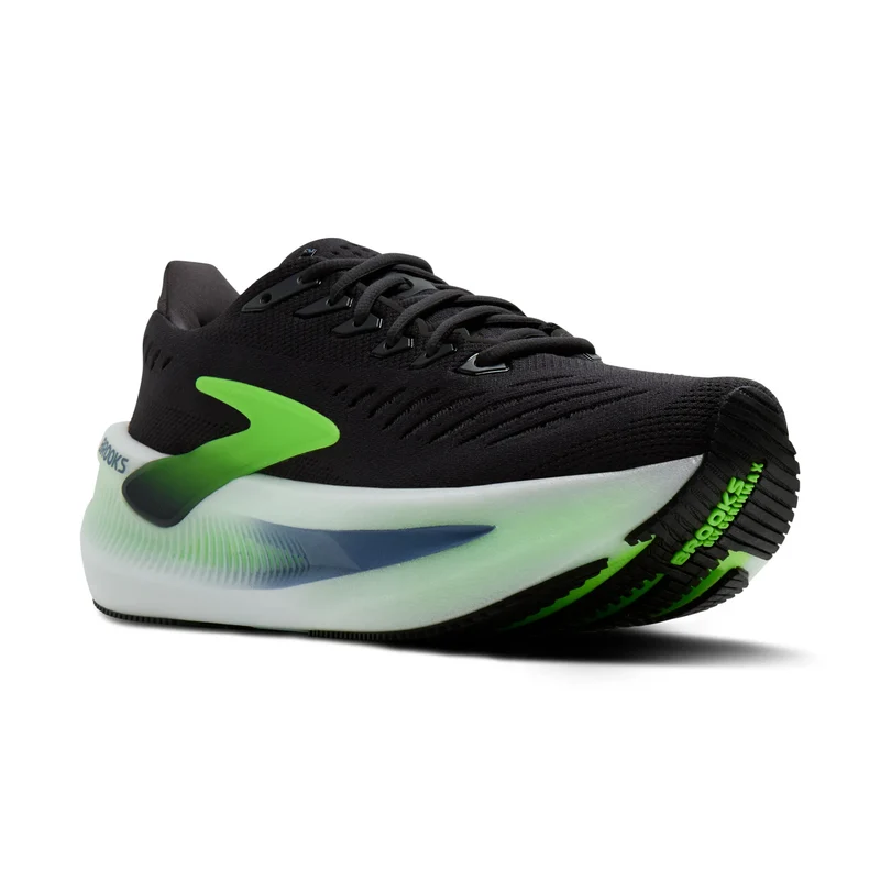 Brooks Glycerin Max 2, Laufschuh, Herren, Phantom/White/Green Gecko