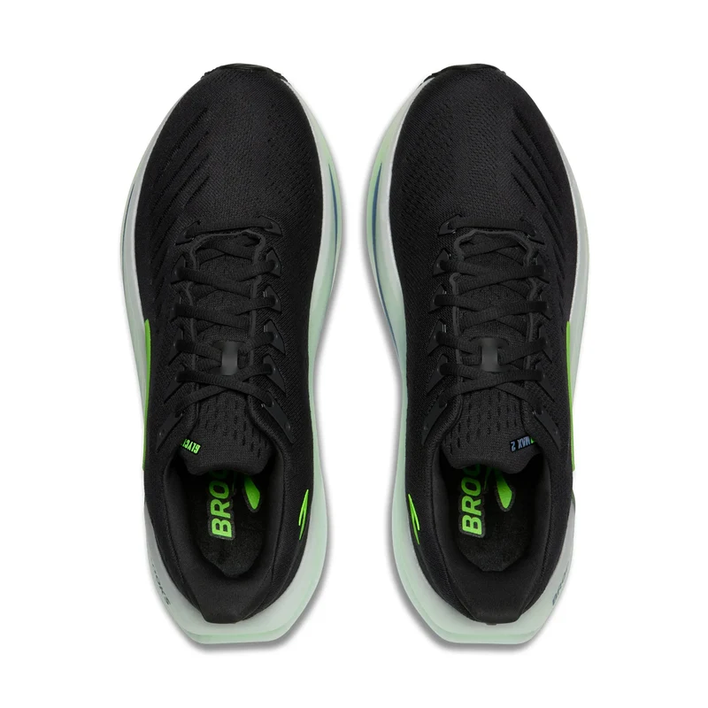 Brooks Glycerin Max 2, Laufschuh, Herren, Phantom/White/Green Gecko