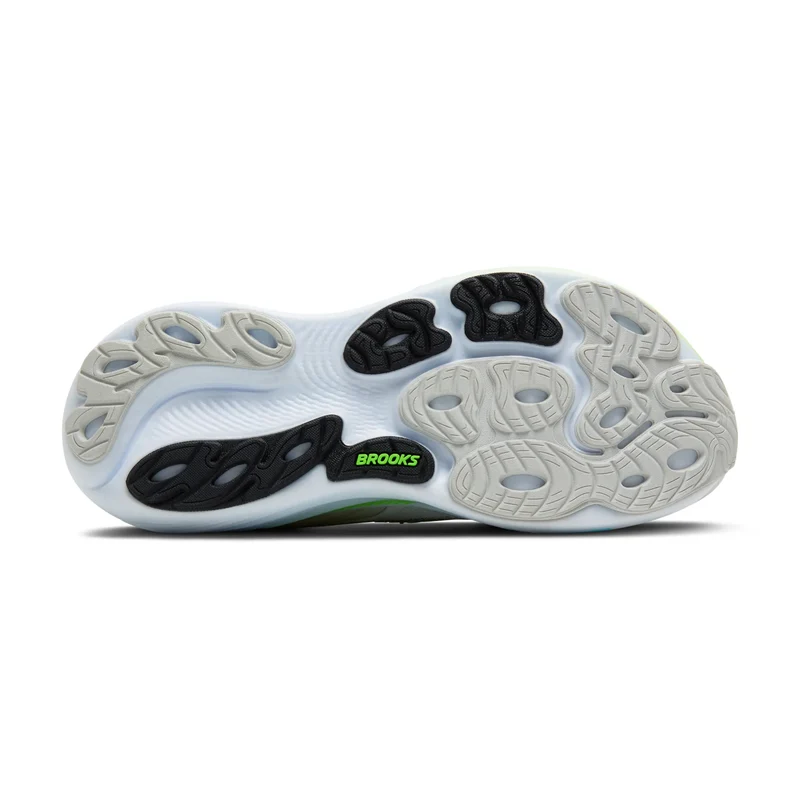 Brooks Adrenaline GTS 25, Laufschuhe, Herren, Oyster/Green Gecko/Blue