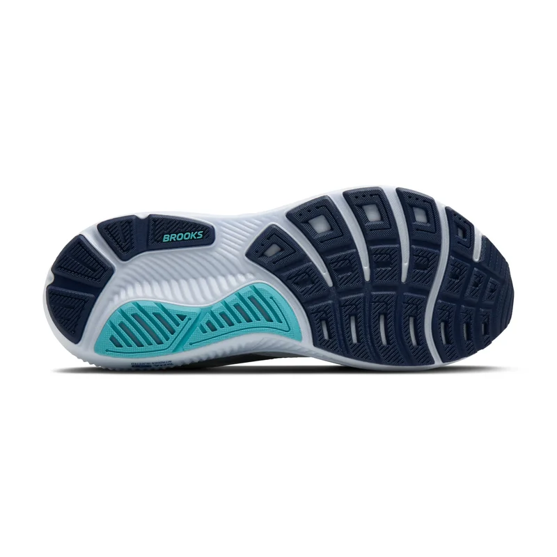 Brooks Ghost 17, Laufschuhe, Herren, White/Beacon Blue/Ipanema