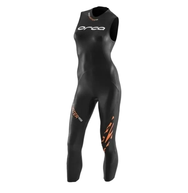 Orca RS1 Sleeveless Openwater, Neoprenanzug, Damen, schwarz/coral