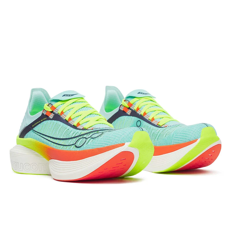 Saucony Endorphin Elite 2, Laufschuh, unisex, Splash/Fire