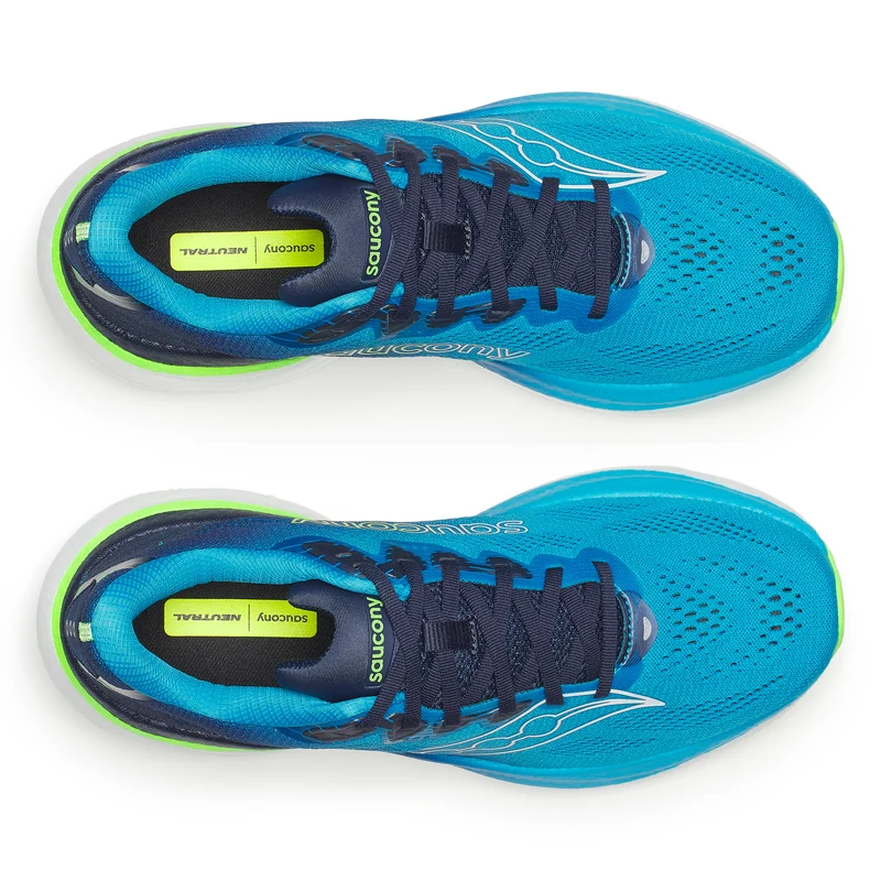 Saucony Ride 19, Laufschuh, Herren, Cobalt/Slime
