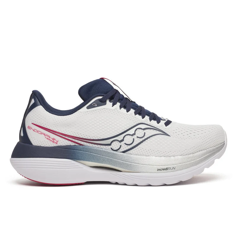 Saucony Endorphin Trainer, Laufschuh, Herren, White/Navy
