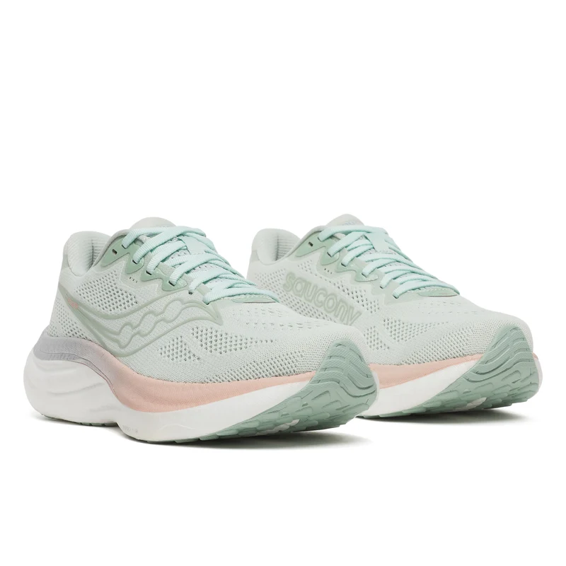 Saucony Ride 19, Laufschuh, Damen, Mist/Cameo