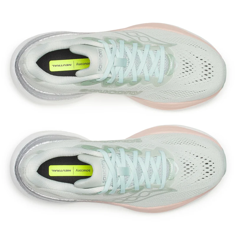 Saucony Ride 19, Laufschuh, Damen, Mist/Cameo