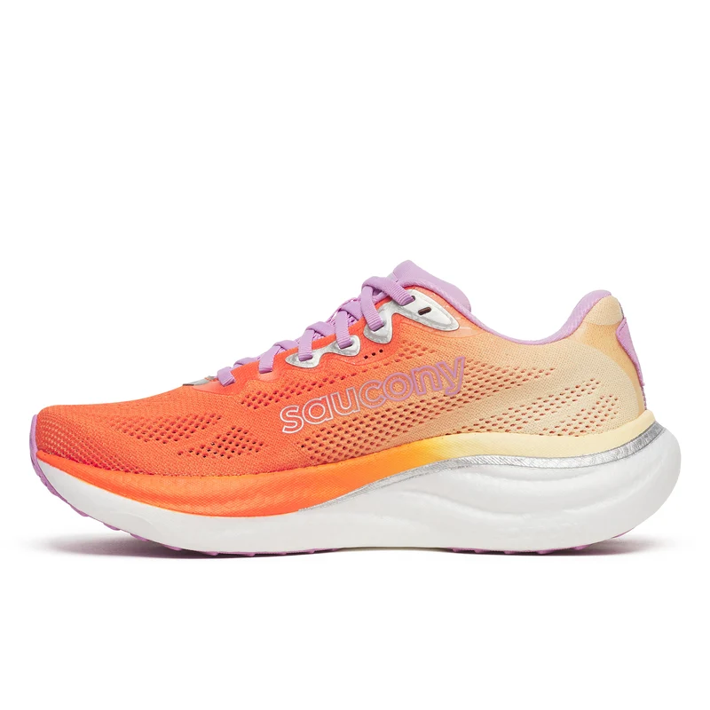 Saucony Ride 19, Laufschuh, Damen, Fire/Orchid