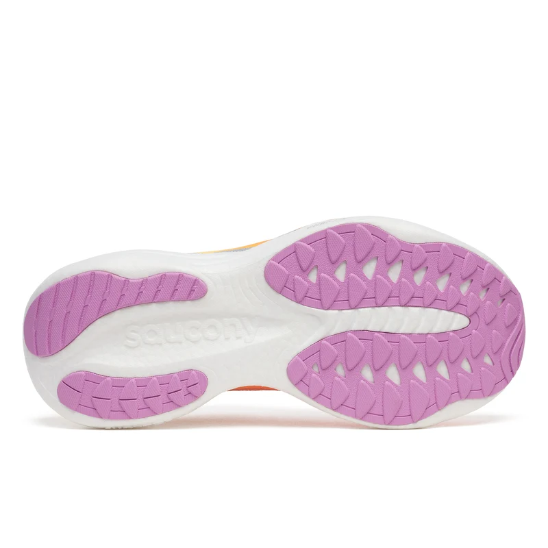 Saucony Ride 19, Laufschuh, Damen, Fire/Orchid