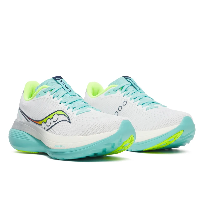 Saucony Endorphin Trainer, Laufschuh, Damen, White/Aqua