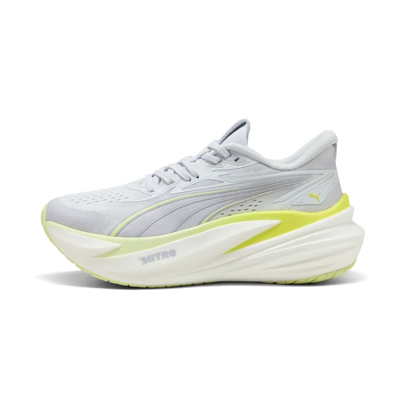 Puma MagMax Nitro 2, Laufschuh, Damen, Silver Mist/Apple Spritz