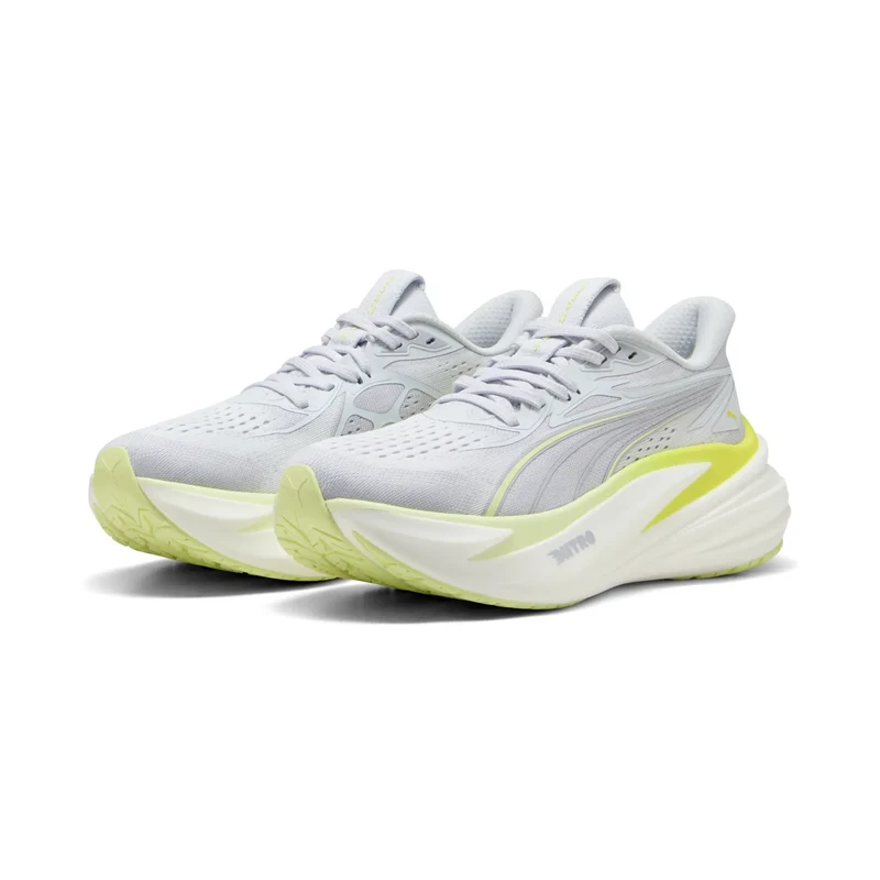 Puma MagMax Nitro 2, Laufschuh, Damen, Silver Mist/Apple Spritz