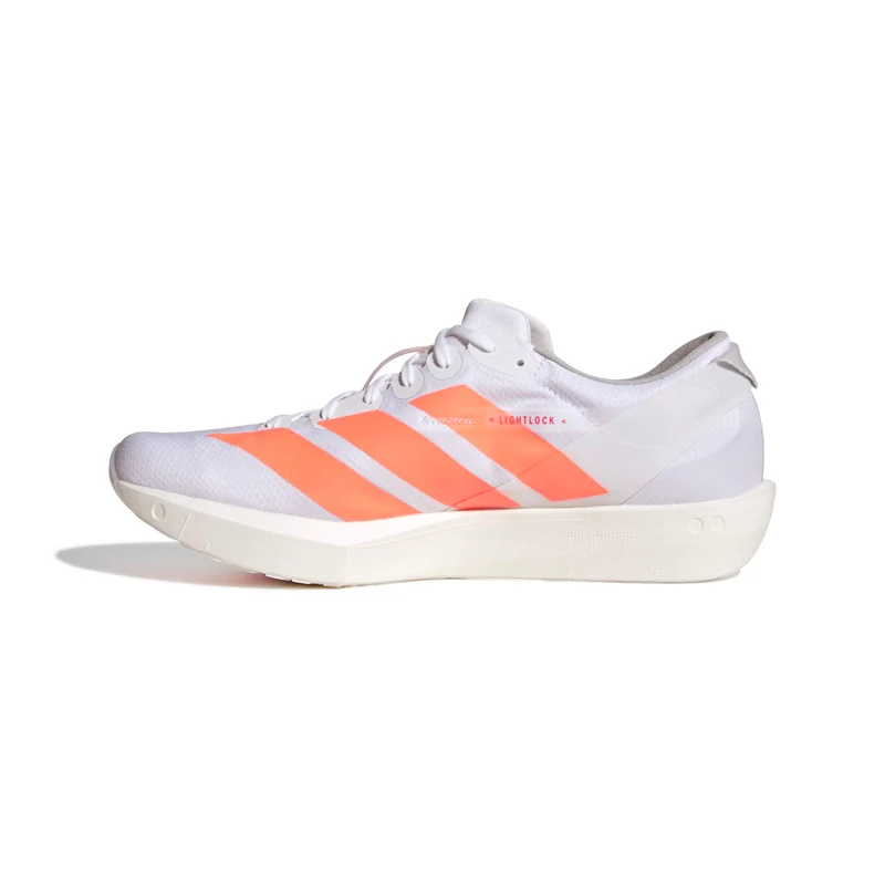 Adidas ADIZERO ADIOS 9, Laufschuh, Herren, Cloud White / Lucid Orange / Lucid Red