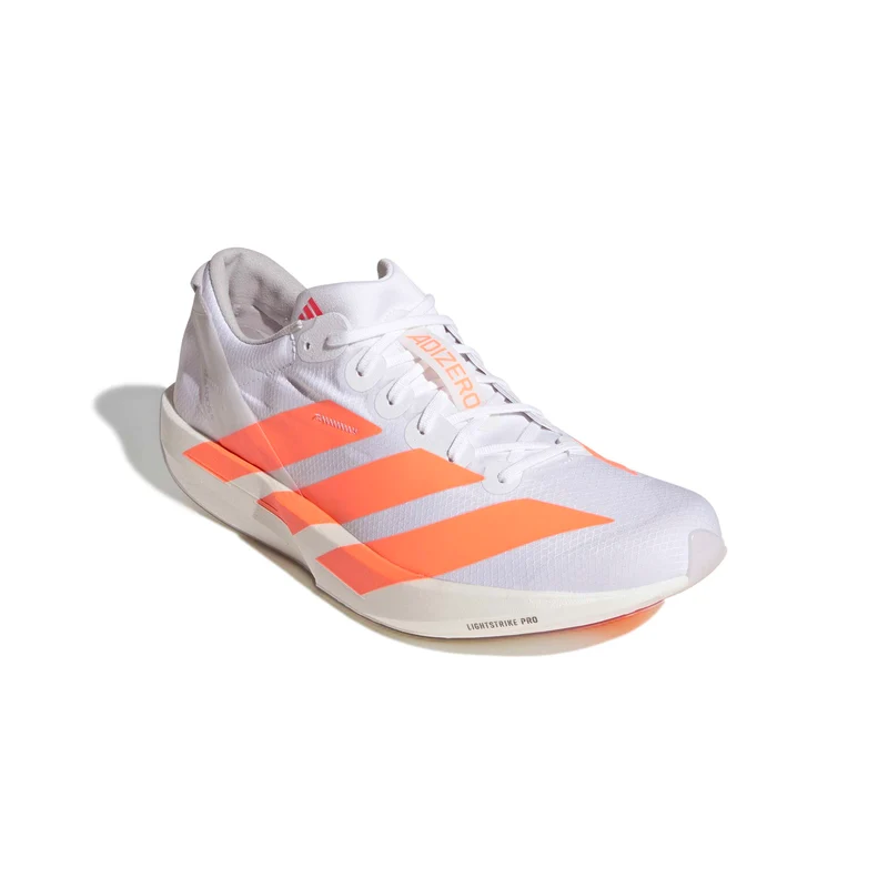 Adidas ADIZERO ADIOS 9, Laufschuh, Herren, Cloud White / Lucid Orange / Lucid Red